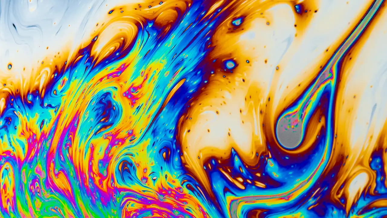petroleum oil slick