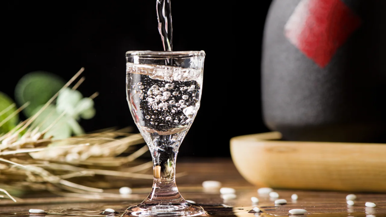 Baijiu, a clear Chinese alcohol