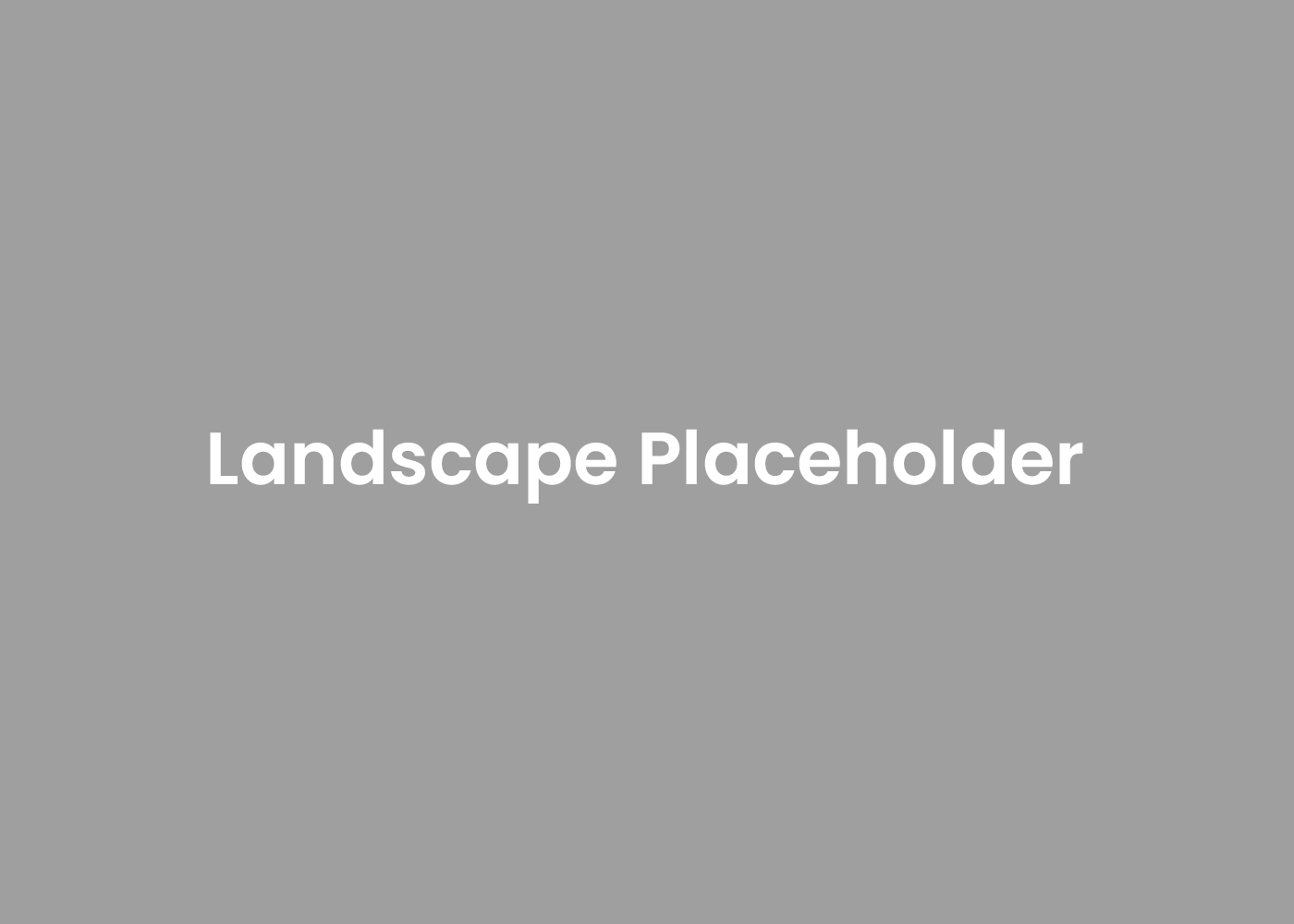Placeholder - Landscape