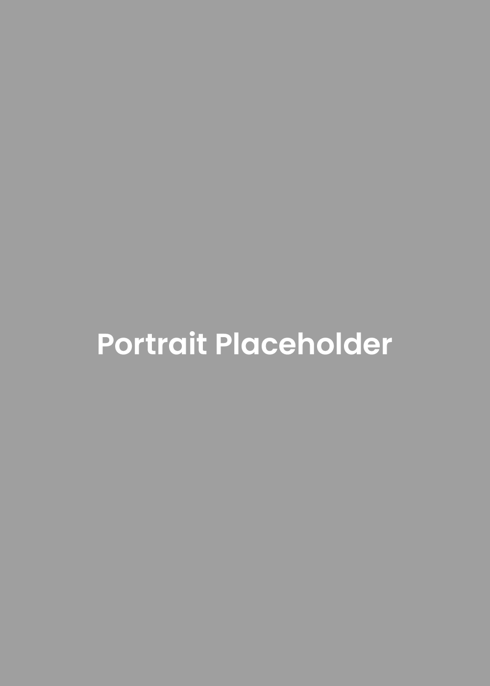 Placeholder - Portrait