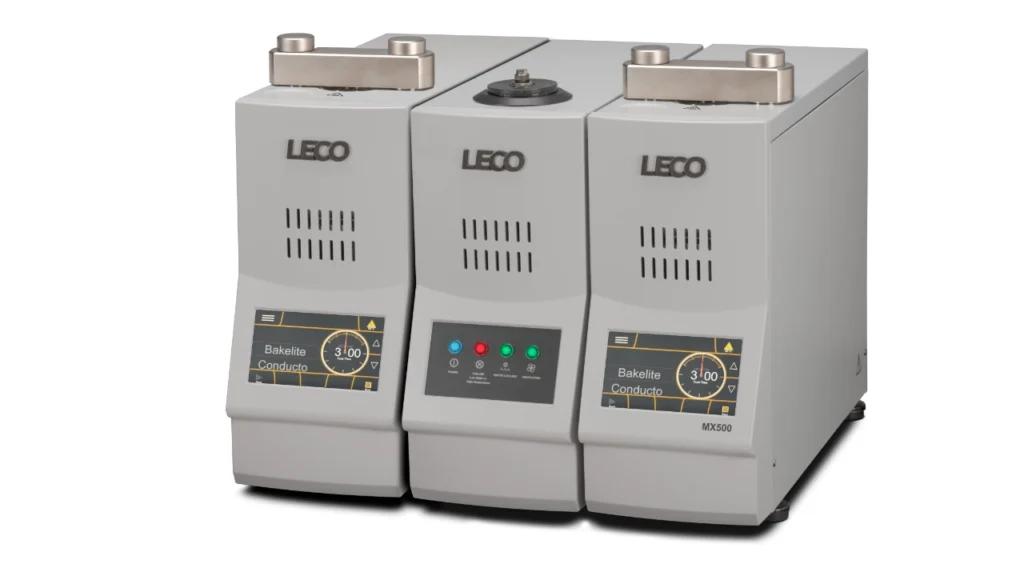 Multiple metallography mounting machines