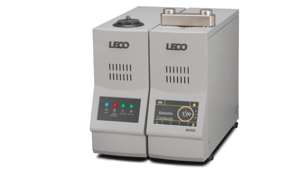 metallography mounting machine and cooling