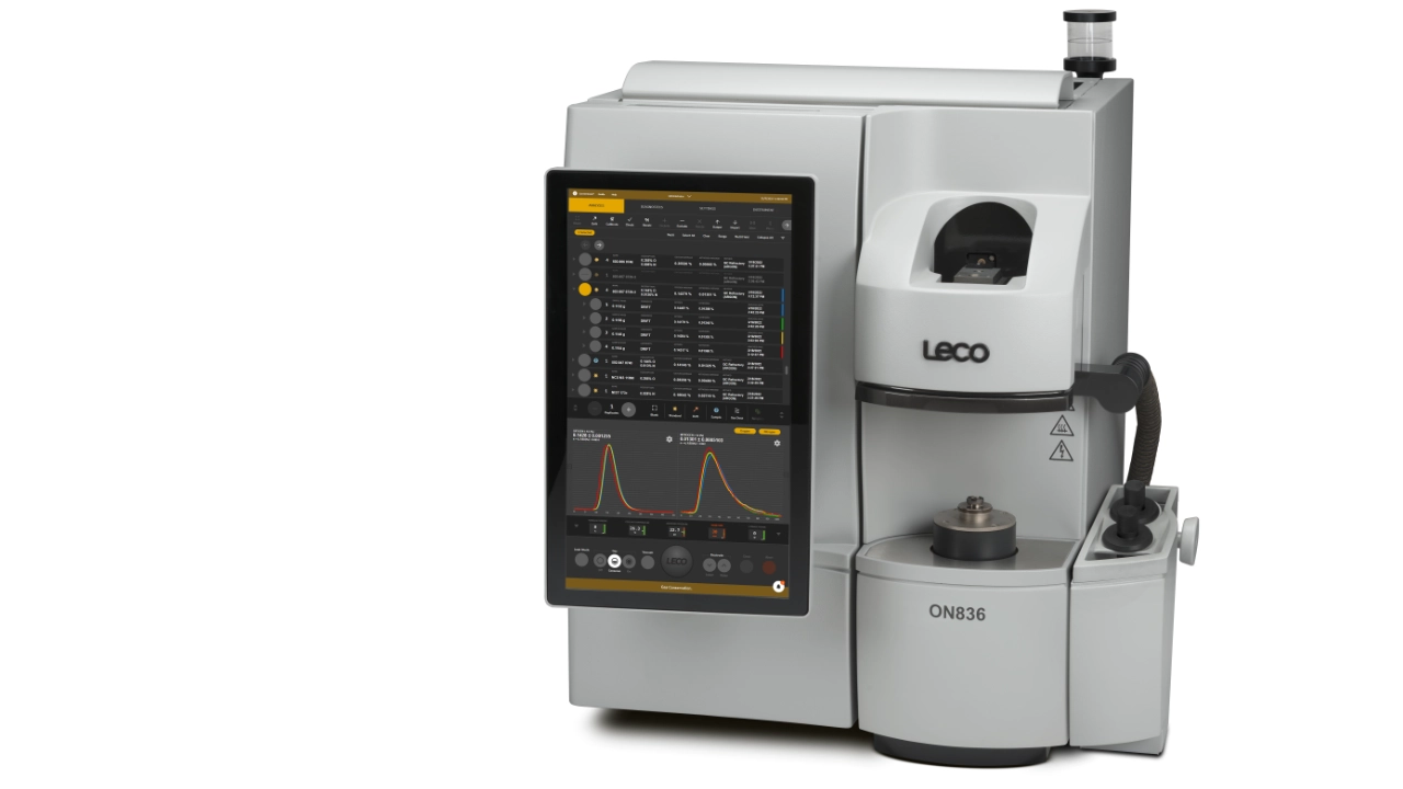 LECO ON836 elemental analyzer for oxygen and nitrogen