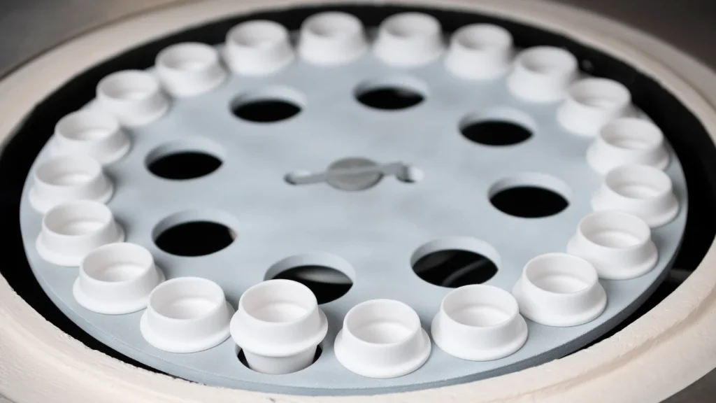 thermogravimetric analyzer sample carousel