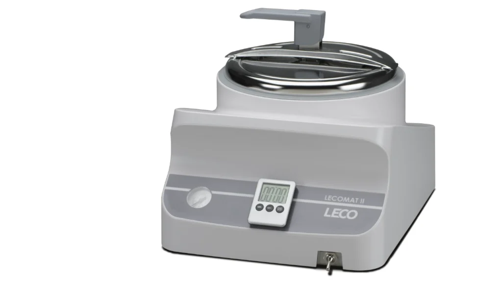 LECOMAT pressure vessel for metallography mount curing