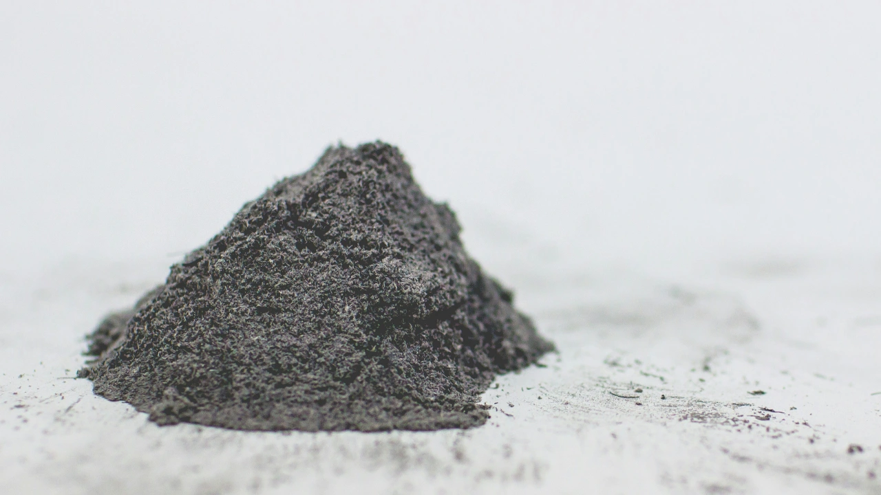 a pile of ash