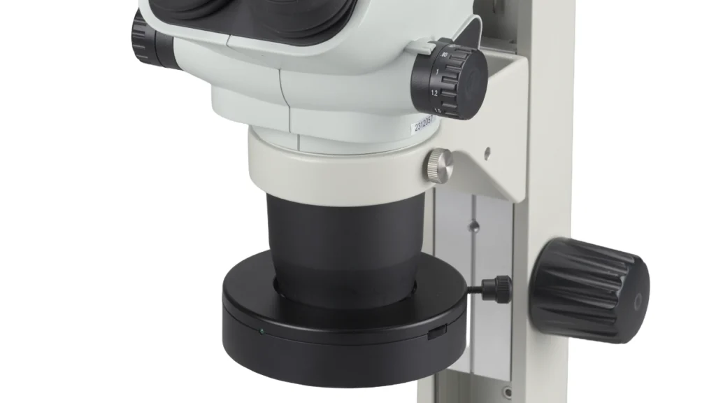 metallography microscope adjustment dials