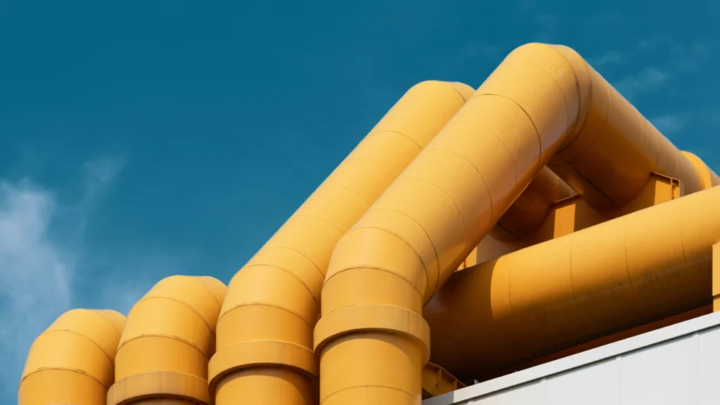 ductwork or pipeline
