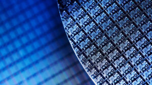 LECO high performance materials analysis macro image of Silicon wafers.