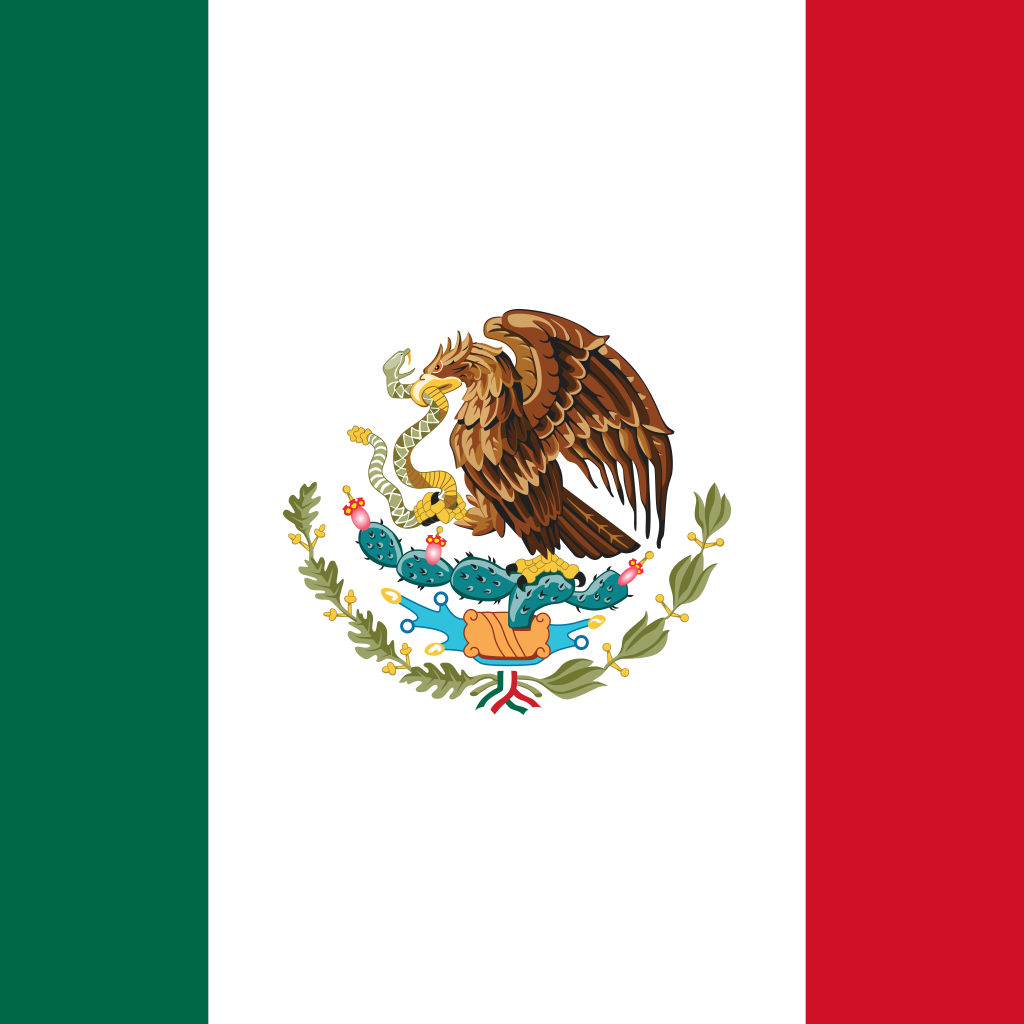 Flag of Mexico - Square