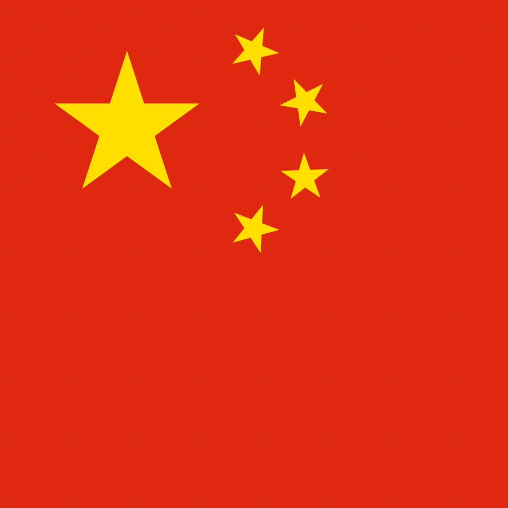 Flag of People's Republic of China - Square