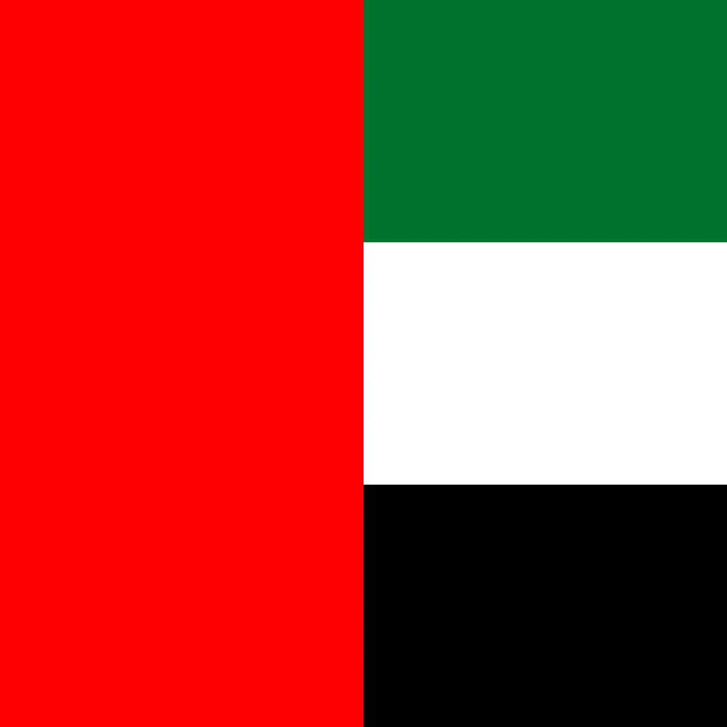 Flag of United Arab Emirates - Square