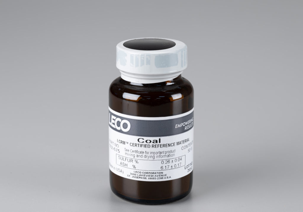 Bottle Coal Reference Material