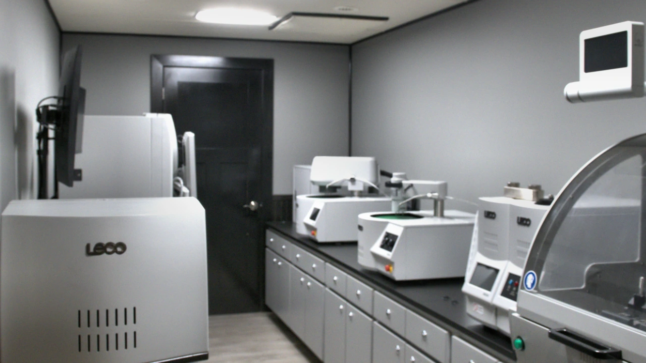 Interior of LECO Metallography Mobile Laboratory 2026